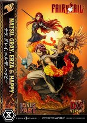 Prime 1 Studio FAIRY TAIL -Natsu, Grijs, Erza, Happy -Statue Del. Bonus Vers. 1/7 57cm