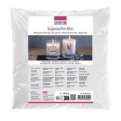 GLOREX Candle Wax, White, 500 g