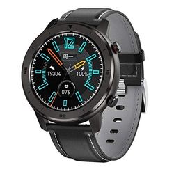Monkeylectric SWISS90 SWISS87 Leder en Grafiet Bezel, Phantom Black, one size
