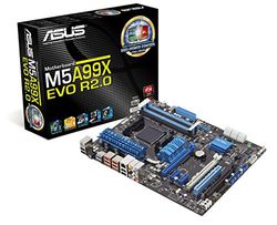 ASUS AMD AM3+ 990X EVO R2.0 4 x DDR3 4 x USB3.0 14 x USB2.0 GBE LAN ATX MOTHERBOARD