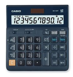 Casio DH-12ET calcolatrice da tavolo 12 cifre, nero