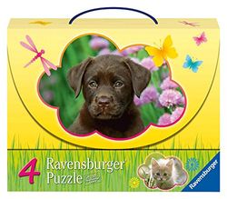Ravensburger - Cachorros, Maleta con 4 Puzzles (07265 1)