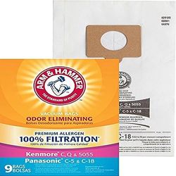 Arm & Hammer A&H Kenmore Style C, Q & 5055 Premium Paper 9 Pk Bag