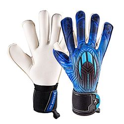 Ho Soccer Phenomenon Pro II Roll Negative Royal Blue målvakt handskar, Unisex Vuxen, Vit/Blå, 10,5