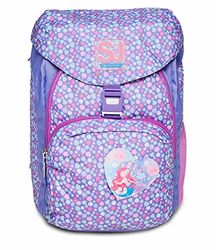 SJ GANG Sac à dos, MICROLIGHT- LOVELY DOTS Sac à dos ergonomique écologique, Pour l'école, le Sport, les loisirs, avec poches latérales, de nombreux compartiments, Système de réglage des bretelles