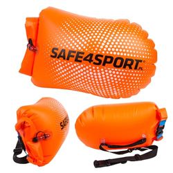 SAFE4SPORT PerfectSwimmer - boya Inflable de Seguridad para Nadar - boya de natación con Bolsillo para Cosas 20L