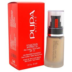 Pupa Milano No Transfer Fond de Teint SPF15 01 Nude pour Femme 1.01 Oz 29.87 ml