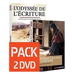 Pack "L'Odyssée de l'écriture" + "Gutenberg"- 2 DVD