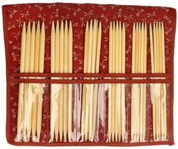 Seekknit - Seeknit Shirotake Rood (20 cm) Sokkennaalden Set groot formaat - 1 stuk