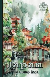 EKI Stamp Book Japan: Large Traditional Watercolor Landscape Design: A Collector's Guide to Railway Adventure and Souvenir Travel Stamps for Train Enthusiasts