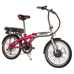 Swifty Unisex vuxen liberte 20 tum vikbar e cykel, röd, en storlek