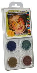 Eulenspiegel 908105 - make-up set glitter vlinder, glitterset, voor carnaval, themafeest