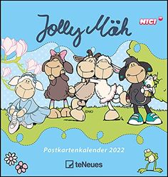Jolly Mäh 2022 - Postkarten-Kalender - Kalender-mit-Postkarten - zum-raustrennen - 16x17