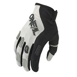 O'NEAL | Gants de vélo et de Motocross | MX MTB FR Downhill | Ajustement pour Un Maximum de Confort, matériau perméable à l'air | Element Glove RACEWEAR V.24 | Adulte | Noir Gris | Taille M