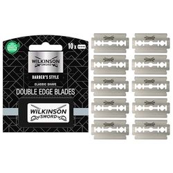 Wilkinson Sword Classic Vintage - 10 Recambios de Cuchillas de Doble Filo para Afeitado Clásico