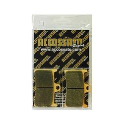 aCCOSSATO agpa97st-14 Plaquette de Frein pour Yamaha > FZS 600 Fazer, 600 (1998 – 2003), Lot de 2