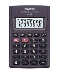 Casio HL-4A Calcolatrice tascabile Antracite Display 8 cifre