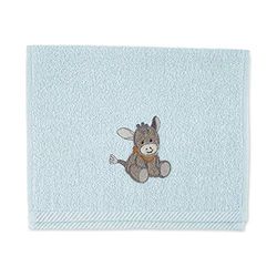 Sterntaler Kinderhanddoek Ezel Emmi, leeftijd: vanaf 0 maanden, 50 x 30 cm, lichtblauw
