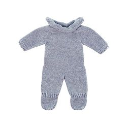 Miniland Gebreide pyjama, blauw, voor 32cm poppen gerecyclede vezels. Miniland Dolls