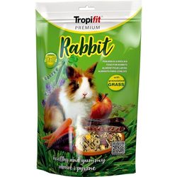 RABBIT 500g - Mangime completo per conigli, con baccelli di carruba ed erba medica granulare altamente proteica