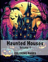 Haunted Houses Volume 1, 20 Page Coloring Book