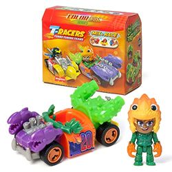 T-RACERS Colour Rush series – Car and surprise collectible driver. Car can be disassembled into its parts and has interchangeable pieces to mix & match
