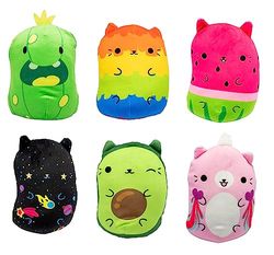 Joy Toy Cats vs Pickles superzachte pluche gevuld met beanies 16,5 x 13 x 22 cm