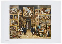 Official Reproduction of the Prado Museum "Archduke Leopoldo William in his painting gallery in Brussels"