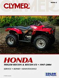 Cylmer Manuals Honda TRX250 Recon & Recon ES 1997-2016