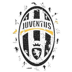 Iconic Puzzles, Juventus Retro logo, officieel product, houten puzzel voor volwassenen en kinderen, 100% duurzaam hout, maat S, 150 stukjes
