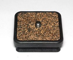 Cullmann Primax px658 – Placa de Acoplamiento rápido con Tornillo de Conector (para 350/370 m/380/390) Negro/Corcho