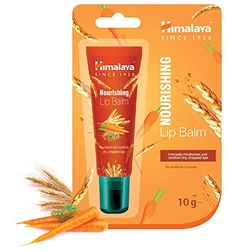 Himalaya Nourishing Lip Balm with Wheatgerm Oil Carrot Seed Oil, UV Protection 10g