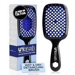 FHI - Spazzola districante per capelli, colore: Blu