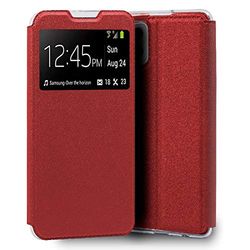 Cool Flip Cover Cover fodral för Samsung A426 Galaxy A42 5G Vanligt Röd