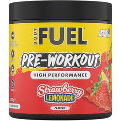 Applied Nutrition BodyFuel Pre Workout Powder - Energy & Physical Performance with Citrulline, Creatine, Beta Alanine (320g - 40 Servings) (Strawberry Lemonade)