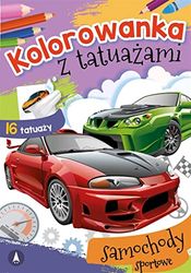 Kolorowanka z tatuażami Samochody sportowe