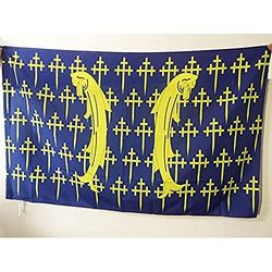 AZ FLAG Bandiera MOSA 90x60cm - Bandiera Dipartimento della Meuse - Francia 60 x 90 cm Foro per Asta