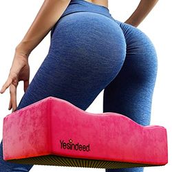 YESINDEED Brazilian Butt Lift Pillow - Dr. Approved for Post Surgery Recovery Seat - BBL Foam Cushion + Cover Bag Fixed Support Pillow Butt Support Technology - Pink