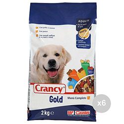 Crancy Set med 6 Gold Crispantini kg 2 Meny Full Meny Nötkött Kyckling Fisk Hundmat, Multifärg, Unik