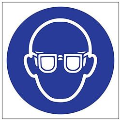 VSafety "Eye Protection Logo" teken, vierkant, (Pack van 3)