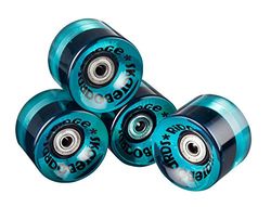 Ridge Skateboard hjul cruiser, klart blå, 59 mm, r-logotyp-cw