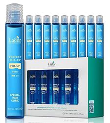 LA'DOR Perfect Hair Fill-Up Professional Salon Care paket med 10 x 13 ml keratin hårbehandling proteiner ceramider kollagen för slätt och hälsosamt hår resultat