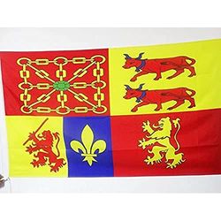 AZ FLAG Bandiera Pirenei ATLANTICI 150x90cm - Bandiera DIPARTAMENTE Francese - Francia 90 x 150 cm Foro per Asta