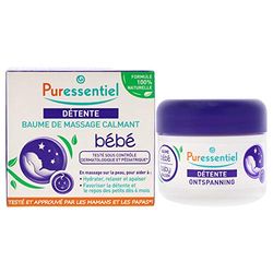 Puressentiel Rest and Relax Soothing Massage Balm Baby For Kids 1.01 oz Balm