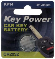 Key Power CR2032-KP Car Key Fob Lithium Battery 3 V