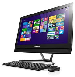 Lenovo C50 23-Inch HD All-in-One Desktop PC (Intel Core i5-5200U 2.2 GHz, 8 GB RAM, 1 TB HDD, DVD-RW, WLAN, Bluetooth, Camera, Nvidia Geforce 820A 2G Graphics) - Black