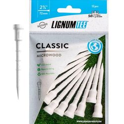 LONGRIDGE T-shirt de golfe LIGNUM Ring System, branco, 72 mm, 12 unidades (embalagem de 1)