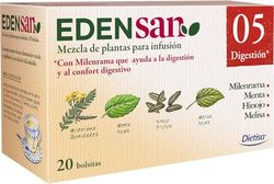 Dielisa Edensan 05 Digestión Filtros, 20 bolsitas