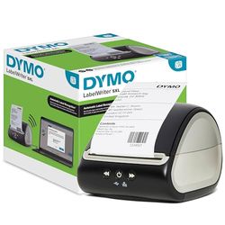 Dymo LabelWriter 5XL Label Printer | Automatic Label Recognition | Stampe Extra-Wide Shipping Labels da Amazon, DHL & More eCommerce Sellers | UK 3 Pin Plug