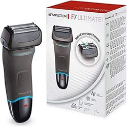 Remington Rasoio elettrico Barba F7 - Utilizzo su asciutto e bagnato - Batteria al litio, rifinitore di precisione, custodia, Rasoio a lamina XF8505